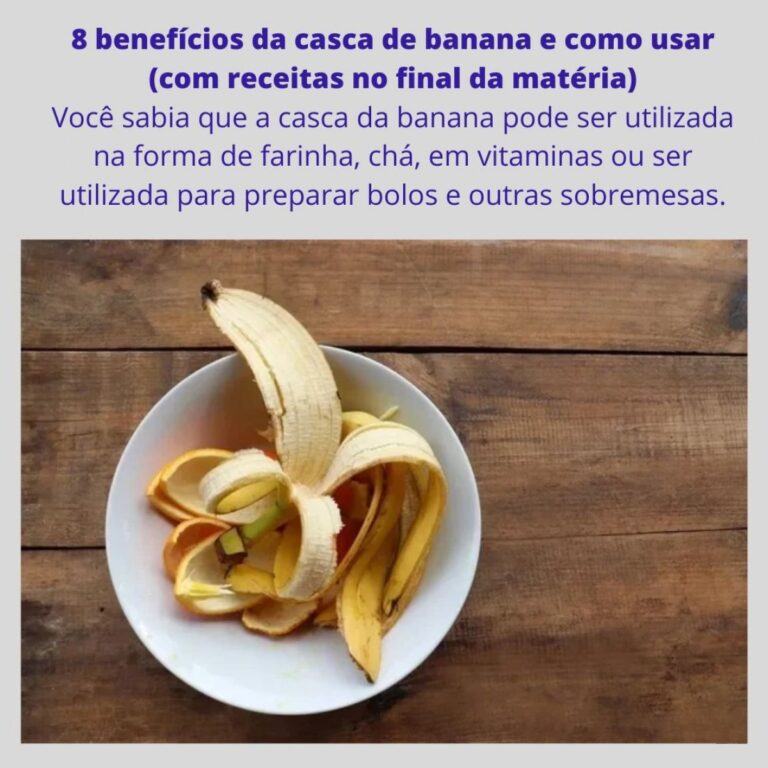 Chá de banana: beneficios y preparación
