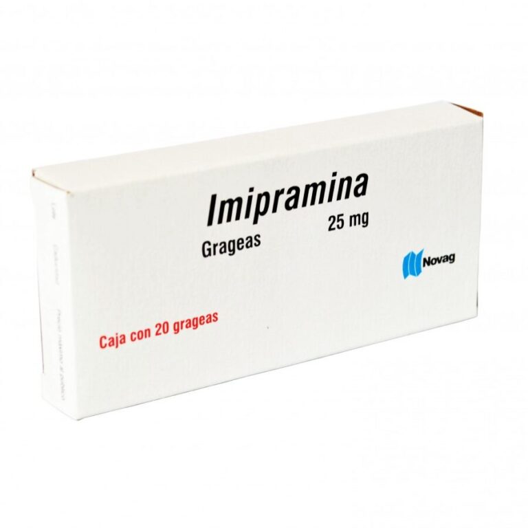 Imipramina: Uso, dosis y efectos secundarios